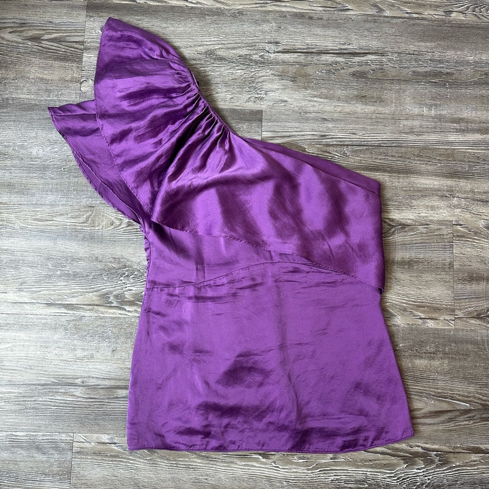 BCBGMaxAzria Vibrant Purple Blouse